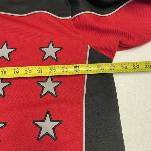 Philadelphia 76ers Shooting Jersey Mens 2XL Red Snap Embroidered Basketball - Picture 3 of 9